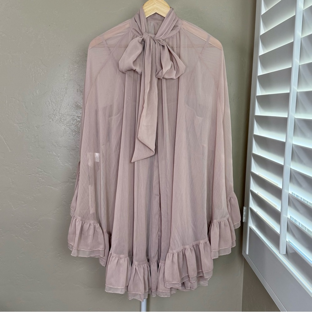 Commense Blush Pink Ruffle Mini Dress - Picture 5 of 13